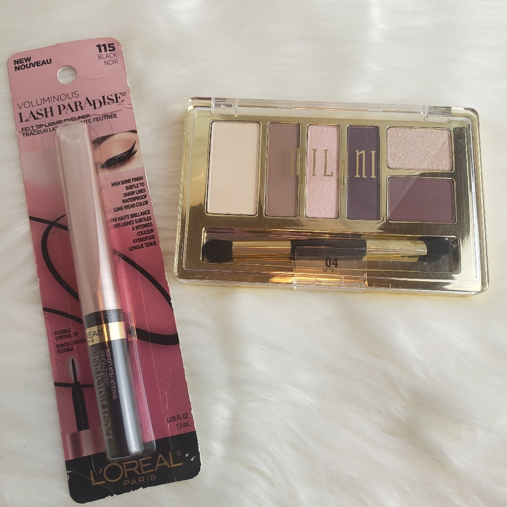 Lot Milani Eyeshadow & Loreal Eyeliner